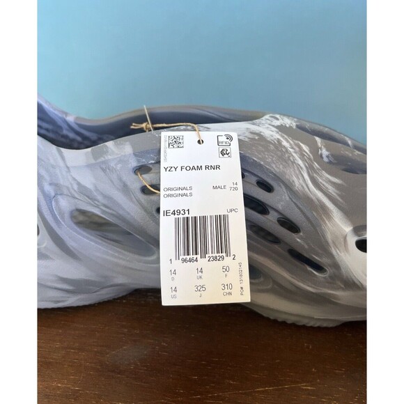 Adidas Yeezy Foam RNR Runner "MX Granite" Men's Size 14 IE4931 - Picture 10 of 12